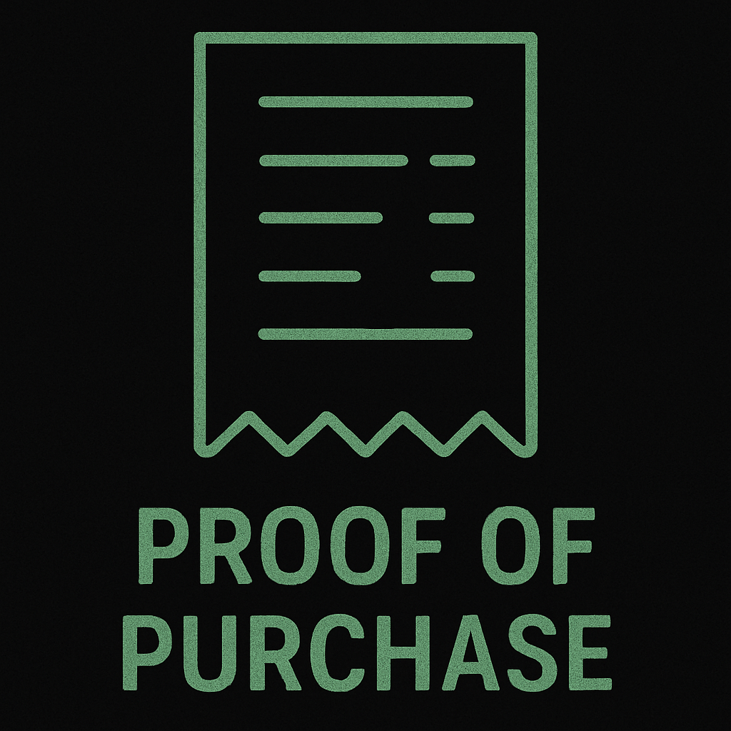 Proof of Purchase